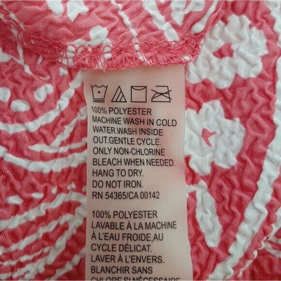 TANJAY Textured Light Paisley & Floral Satin Cardigan Top Sz 16 - Picture 11 of 12